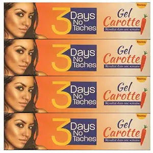 3 Days No Taches Gel Carotte Cream Carrot (4 Pack)