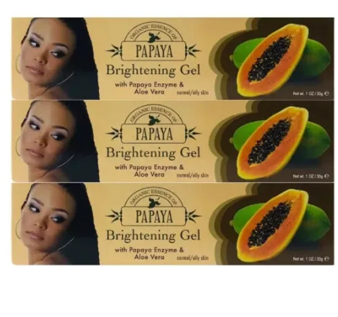 Organic Essence of Papaya Gel Tube 1oz (Pack of 3)