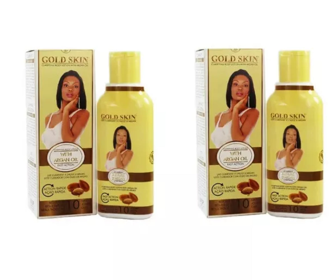 Gold Skin Body Lotion with Argan Oil