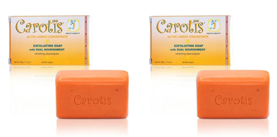 Carotis Beauty Cleansing Soap Active Carrot Concentrate, 200g - (2 PACK)